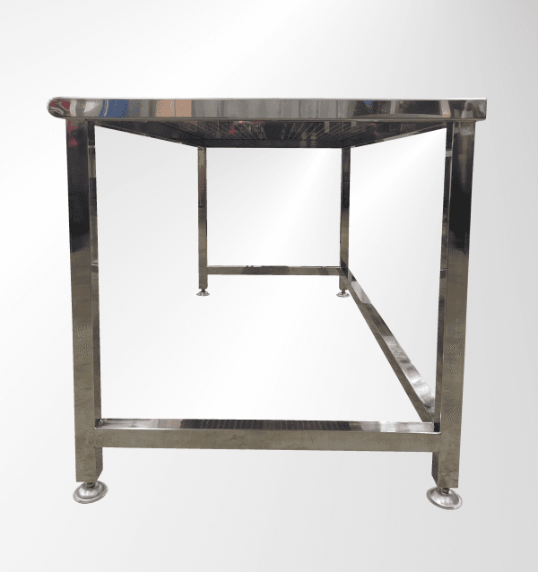 Stainless Steel Table With Perforated Design - Image 4
