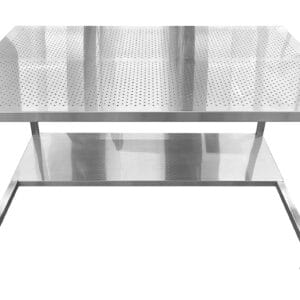 Cleanroom Stainless Steel Tables - Perforated Top