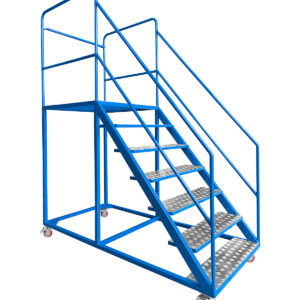 Walk Platform Ladder Trolley (7 Steps)
